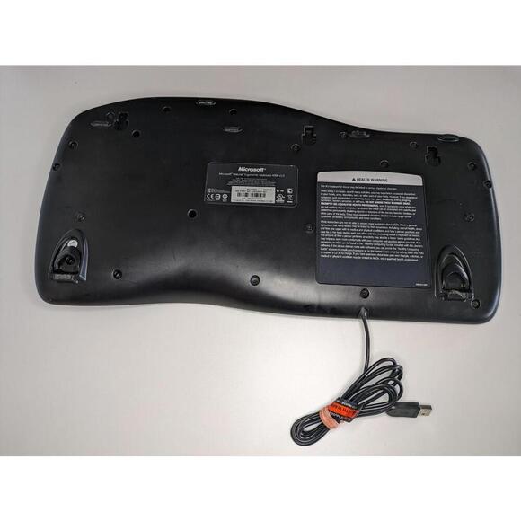 Microsoft Natural Ergonomic Keyboard 4000 v1.0 KU-0462 Model 1048 USB-Ships Free - Picture 2 of 4